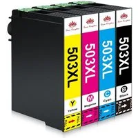 Toner Kingdom Multipack 503 XL Druckerpatronen für Epson 503XL Tintenpatrone (WorkForce WF-2965DWF WF-2960DWF, 999-tlg., Expression Home XP-5205 XP-5200)