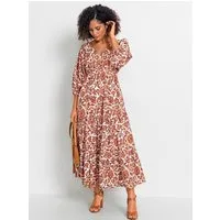 Witt Etuikleid Druck-Kleid 3/4-Arm