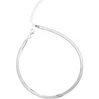 ELLAWIL Silberkette Damenkette Halskette Schmuck Schlangenkette Silberkette (Kettenlänge 45 cm verlängerbar um 5 cm, Sterling Silber 925), inklusive Geschenkschachtel