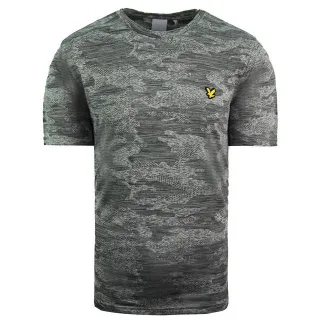 Lyle & Scott Camo Run Herren T-Shirt grün