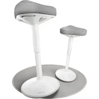 CLOUVOU Arbeitshocker Nexus Bürohocker - Ergonomischer Hocker Büro -, höhenverstellbar 57cm bis 82cm - Wackelhocker zur Stärkung des Rückens