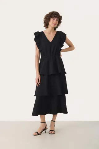 Kleid TulaPW Gerade Passform black
