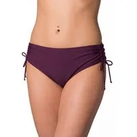 Aquarti Bikini-Hose Aquarti Damen Bikinihose mit Raffung und Schnüren