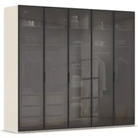 rauch Kleiderschrank Schrank Garderobe SKAT SHINE Breiten 151/201/251/301cm, Höhe 223/235cm (3 verschiedene Ausstattungen BASIC/CLASSIC/PREMIUM (inkl. SOFT-CLOSE) edle Schrankfront mit hochwertigen Glasrahmentüren MADE IN GERMANY