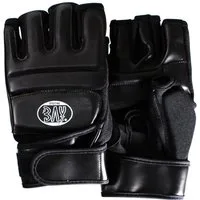 BAY-Sports Sandsackhandschuhe FIT Box Boxhandschuhe Sandsack Boxsack Handschutz schwarz, XXS - XXL Erwachsene und Kinder