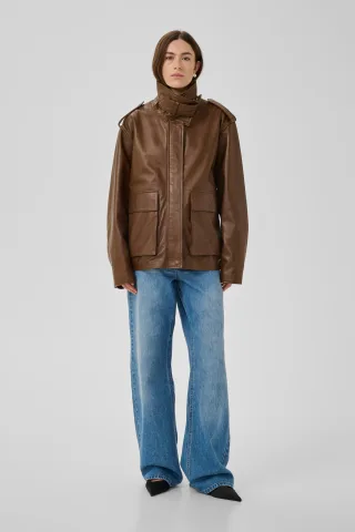 Lederjacke MWDina Lederjacke Loose fit