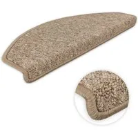 Metzker® Stufenmatte Stufenmatten Imago Halbrund in versch. Sparset's, halbrund, Höhe: 5 mm, 15 Stück im Set - Hellbraun