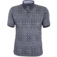 NAVIGAZIONE Poloshirt mit Jaquardmuster