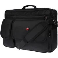 Christian Wippermann Businesstasche Xl XXL Umhängetasche Flugbegleiter Tasche Messenger Arbeitstasche, Arbeitstasche XXL 2 Frontfächer