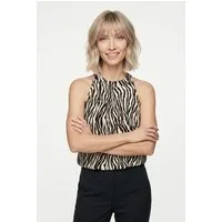 Vero Moda Neckholdertop VMEASY JOY S/L HALTER NECK TOP WVN Viskose