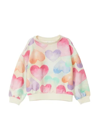 s.Oliver - Sweatshirt creme|mehrfarbig - Gr. - 104/110