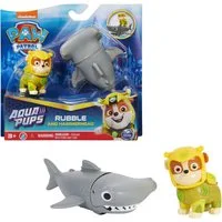 Spin Master Spielfigur Paw Patrol - Aqua Pups - Hero Pups Solid Rubble, (Set)