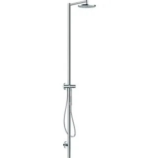 hansgrohe Axor Starck Duschsäule 12672000 mit Thermostat, Kopfbrause 240 1jet, chrom
