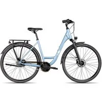 2R Manufaktur Cityrad TRX GO Wave, 7 Gang Shimano Nexus 7-Gang SG-C3001-7D Schaltwerk, Nabenschaltung Freilauf, hydraulische Scheibenbremse blau