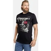Jan Vanderstorm T-Shirt SÖLVE aus robustem Baumwolljersey