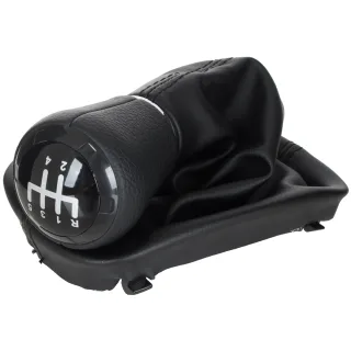 5-Gang Schaltknauf + Schaltmanschette + Rahmen 23mm Öffnung für Audi A3 8L ab 1996-2003