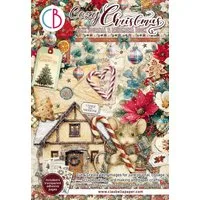 Ciao Bella Motivpapier Junk Journal & Ephemera Book Cozy Christmas, 16 Blatt