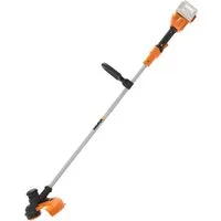 Worx Akku-Rasentrimmer WG183E.9, 33 cm Arbeitsbreite Faden, Doppelfaden, verstellbarer Griff, ohne Akku und Ladegerät