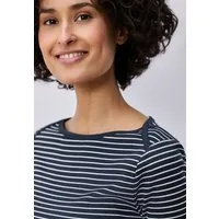 STREET ONE 3/4-Arm-Shirt mit U-Boot-Ausschnitt