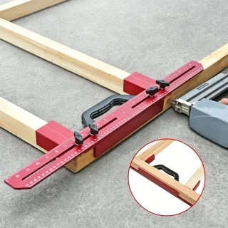 Woodworking Frame Splicing Tool Clamp Aluminum Alloy 12 Inch To 30 Inch Adjustable Equal Width Clamping Frame Joining To