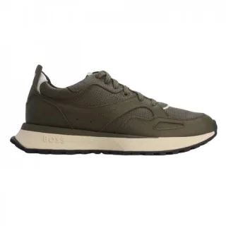 Boss - "Jonah" Sneaker für Herren, Kuh Leder (Grün)