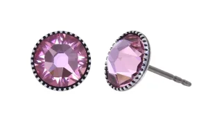 konplott - Ohrstecker - Black Jack pink