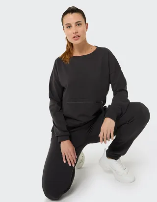 venice beach - VB_Erin 4080 OB Sweatshirt anthracite - Gr. - M