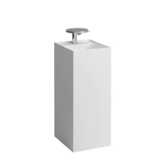 LAUFEN Waschtisch freist. Kartell · LAUFEN 435x375 2 Hl. o.uel. weiss matt H8113317578151