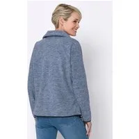Sieh an! Fleecejacke Fleece-Jacke Langarm