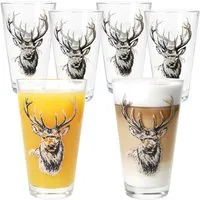 MamboCat Glas 6x Alois Trinkgläser 250ml H13,1cm Saft-Gläser Limo-Glas Wasser, Glas
