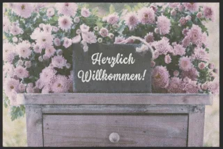Fussmatte Willkommen 5068 | Größe: 60 cm x 45 cm