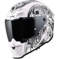 Bogotto Motorradhelm Blade Maori Helm, Notfallsystem-Polsterung (EQRS),geeignet für Brillenträger,vorber