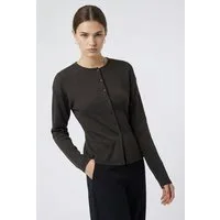 ONLY Strickjacke ONLLUCY LS O-NECK CARDIGAN EX KNT Materialmix, regular fit, Rundhals
