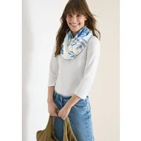 CECIL Halstuch Woven Stripe And Print Loop
