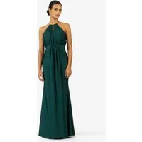 Kraimod Abendkleid mit Drapierung und Rückenausschnitt