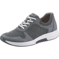rollingsoft Keilsneaker, Freizeitschuh, Halbschuh, Schnürschuh mit Logo an der Ferse