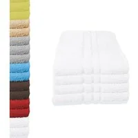 Buymax Duschtücher 4 Stück Duschtücher Set 70x140 cm, Frottee (4-St), pflegeleichtes Duschtuch-Set, aus 100% Baumwolle, Frottee
