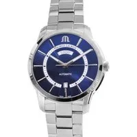 MAURICE LACROIX Automatikuhr schweizer Pontos Herren Uhr PT6358-SS002-431-1 Pontos Day Date, Glasboden