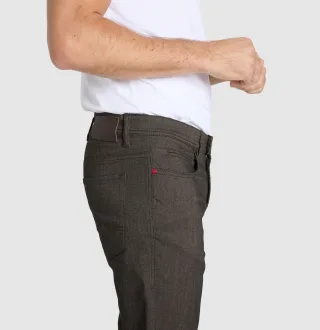 MAC - MAC JEANS - Arne, Structure Flex braun - Gr. - 32