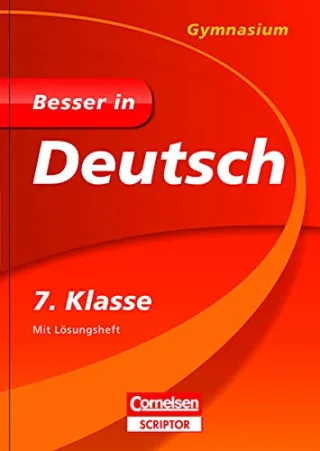 Besser in Deutsch - Gymnasium 7. Klasse - Cornelsen Scriptor (Cornelsen Scriptor - Besser in)