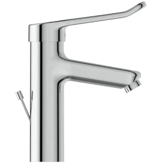 Ideal Standard WT-Armatur CERAPLUS 2, Grande, m.Bügelgriff,m.Ablgarn.,Ausld.123mm, Chr, BC103AA BC103AA