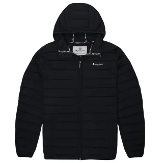 Aquascutum - Jacke für Herren, mit Kapuze, Aktiv (Schwarz)