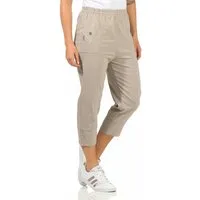 Cherry Berry Caprihose Damen Sommerhose 3/4 Freizeit Hose mit Stretch im Regular fit in den Größen 38/40 bis 52/54 erhältlich