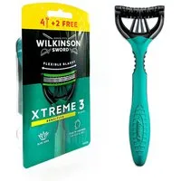 Wilkinson Einwegrasierer Xtreme 3 Sensitive (6 Stück), Spar-Set, mit flexibler Klinge