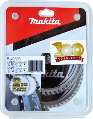 Makita HM-Sägeb.-Set 165mm 2Stk - B-49395