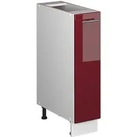 Vicco Apothekerschrank Fame-Line, Bordeaux Hochglanz/Weiß, 20 cm ohne Arbeitsplatte (1-St)