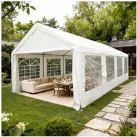 KONIFERA Partyzelt Málaga, mit 4 Seitenteilen, BxTxH: 400x800x306 cm