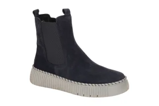 Gabor 73.540 Damen Stiefeletten in Pazifikblau mit bequemer Passform