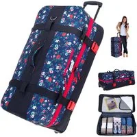 ELEPHANT Trolley XXL Travel Reisetrolley 80 cm 120 Liter Reise, Tasche groß Damen Gepäck Urlaub Trolly