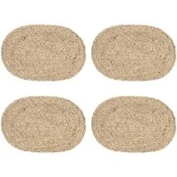 Zeller Present Platzset, (Set, 4-St), abwischbar, oval, 30 cm